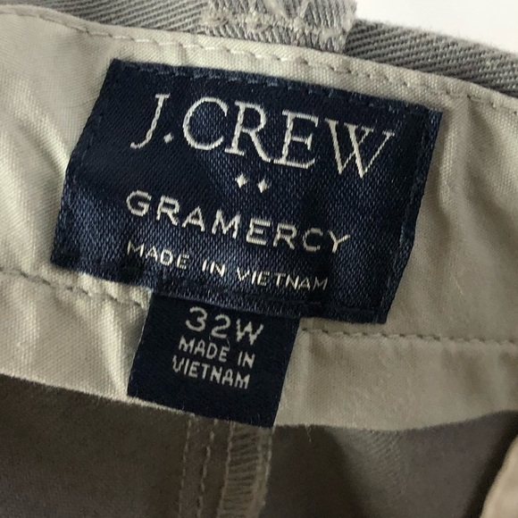 J. Crew Gramercy Light Gray Chino Shorts 32 - Picture 4 of 4
